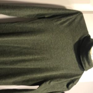 Olive green turtleneck